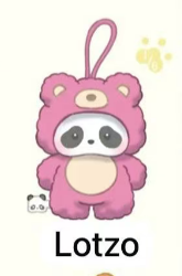 CP1 Panda roll The Zoo In Hands Plush 0410