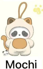 CP1 Panda roll The Zoo In Hands Plush 0410