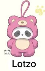 CP2 Panda roll The Zoo In Hands Plush 0412