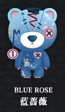 CP3 Raggedy Teddy Flower Art 0421