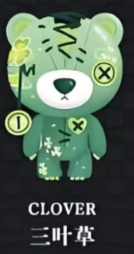 CP5 Raggedy Teddy Flower Art 0421
