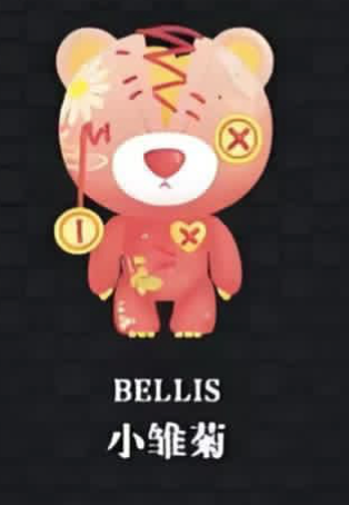 cp6 Raggedy Teddy Flower Art 0422