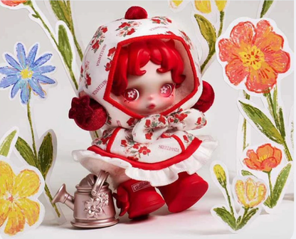 SKULLPANDA Amid Flowers Plush Haning Card Dolls(preorder)