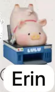 CP1 Lulu pig office 0513