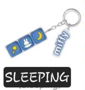 CP1  Miffy keychain 0618