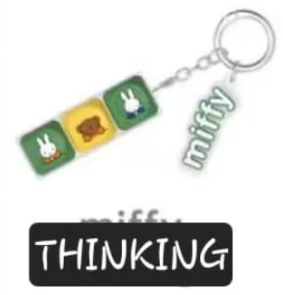 CP1  Miffy keychain 0618
