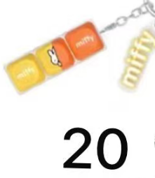 CP2 Miffy keychain 0618
