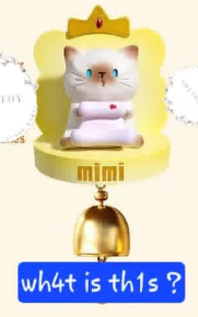 CP1 Cat wind bell magnet 0717