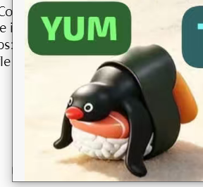 CP2 Pingu sushi shop bean 0818