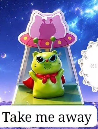 CP1 Alien cat roaming on earth 0827