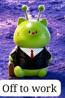 CP1 Alien cat roaming on earth 0827