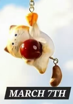 CP1 Cat power keychain 0922