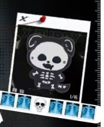 Cp 2 X-RAY PALS luminous plush 1006