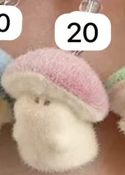 CP8 Mushroom Keychain 1015