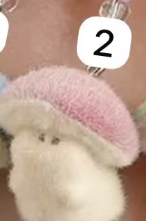 CP1 Mushroom Keychain 1015