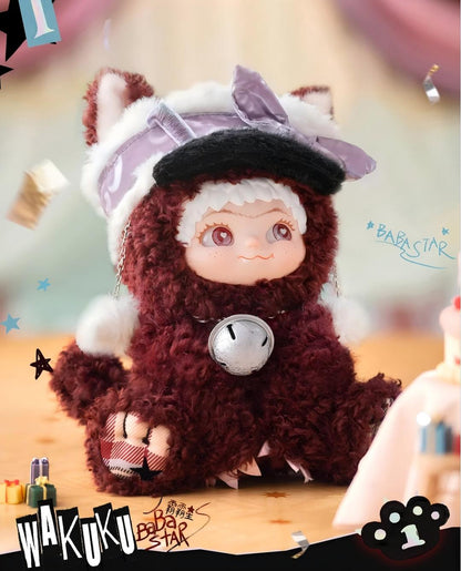 Wakuku - Baba Star Plush Hanging Card