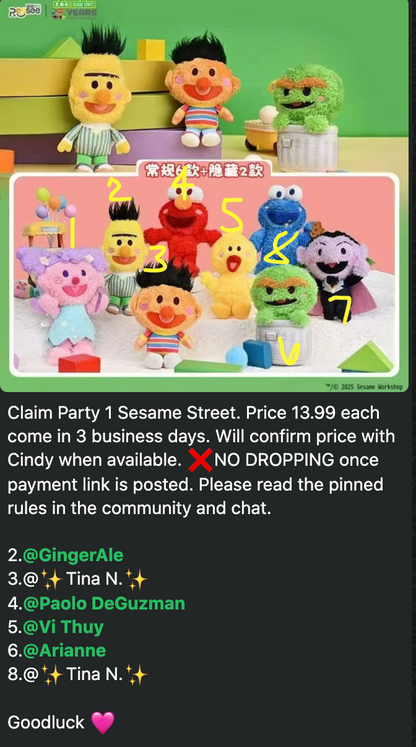 1 cp Sesame Street 0724
