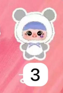1 cp YAYA One Year Old Plush toy doll 0726