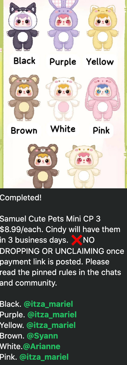 cp 3 Samuel Cute Pets Mini 0820