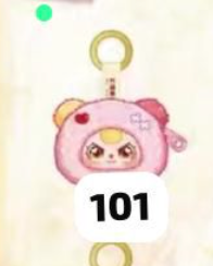 cp 6 Baby Three Storage Pouches Plush Series 0827