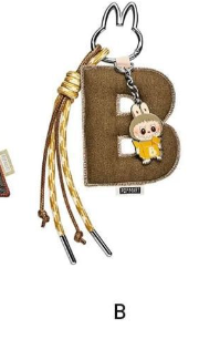 cp 2 labubu letter A-? keychain 0902
