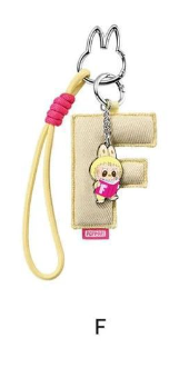 cp 2 labubu letter A-? keychain 0902