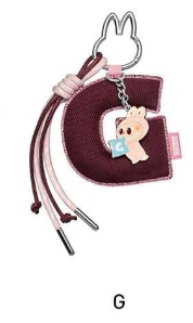 cp 2 labubu letter A-? keychain 0902