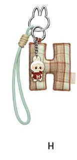cp 2 labubu letter A-? keychain 0902