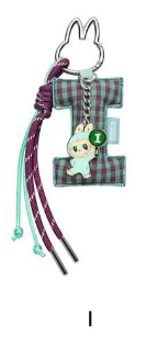 cp 2 labubu letter A-? keychain 0902