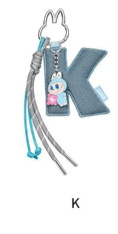 cp 2 labubu letter A-? keychain 0902