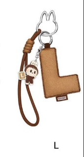 cp 2 labubu letter A-? keychain 0902