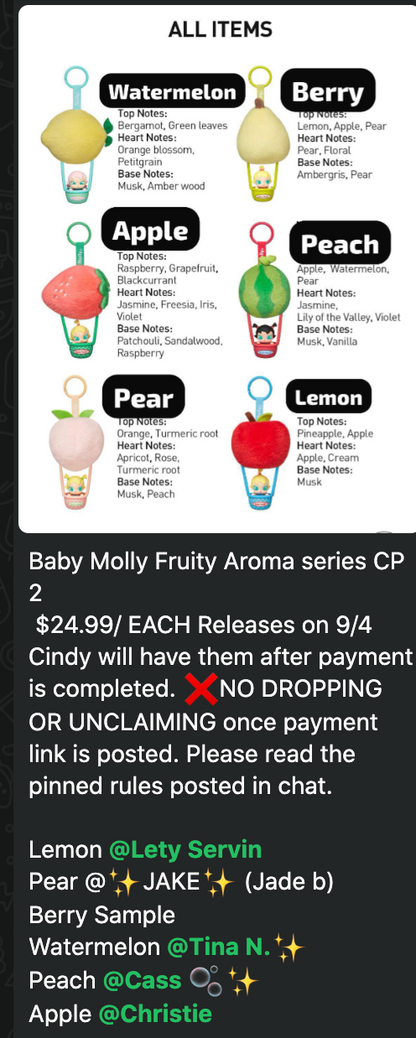 cp2 Baby Molly Fruity Aroma series 0906