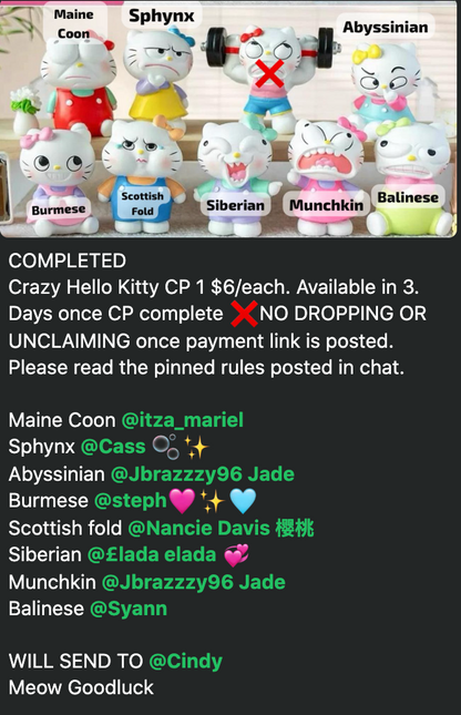 cp 1 Crazy Hello Kitty 0909