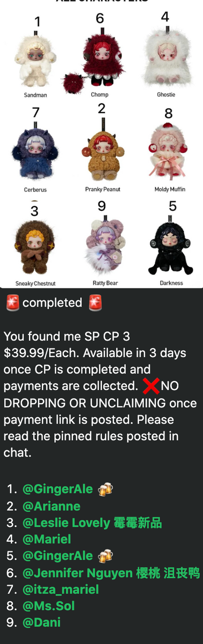 cp3 You found me SP 0917