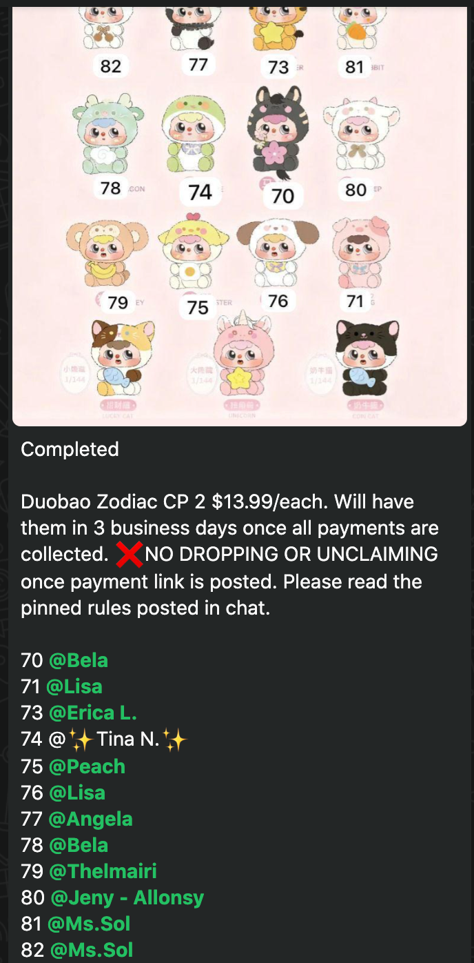 cp2 Duobao Zodiac 1005