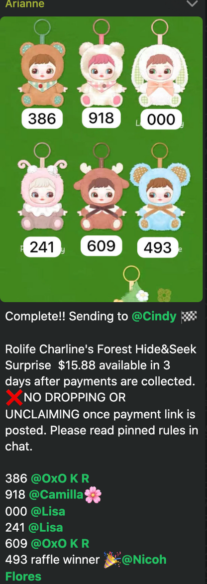cp 1 Rolife Charline's Forest Hide Seek Surprise 1010