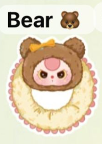 cp 2 Baby Three Flower Hair Ring 1018