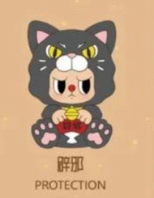 cp 1 Rebel Bear Fortune Cat  1018