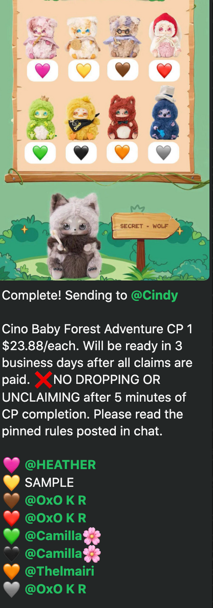 cp 1 Cino Baby Forest Adventure 1018