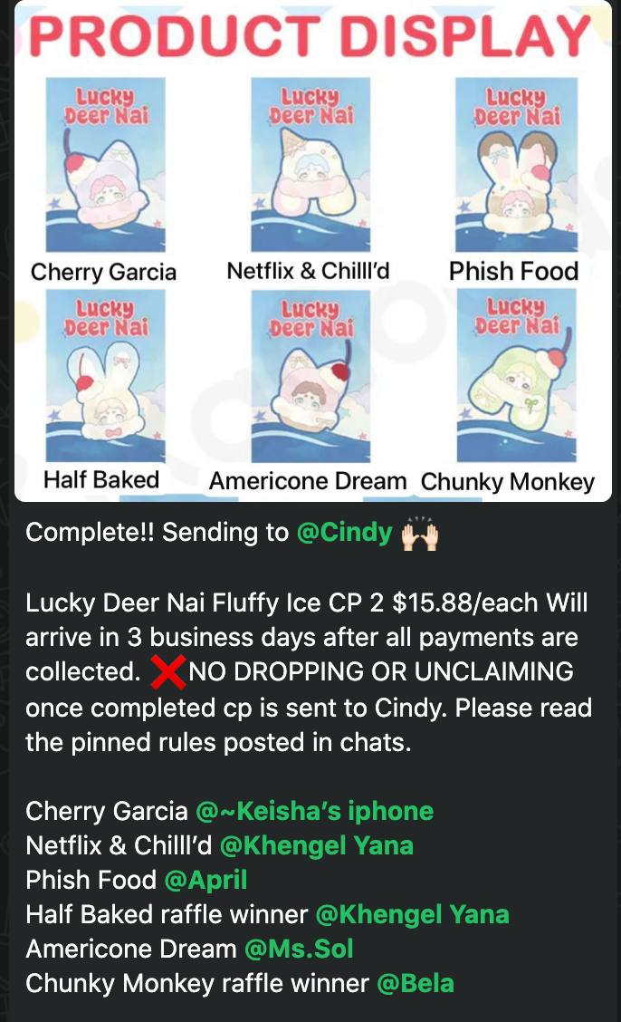cp 2 Lucky Deer Nai Fluffy Ice 1019