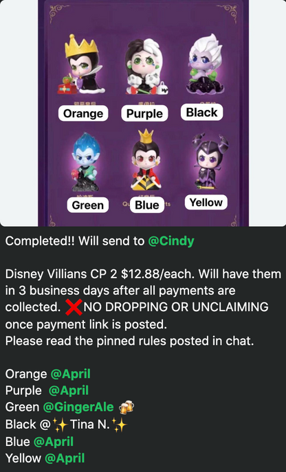 cp 2 Disney Villians 1023