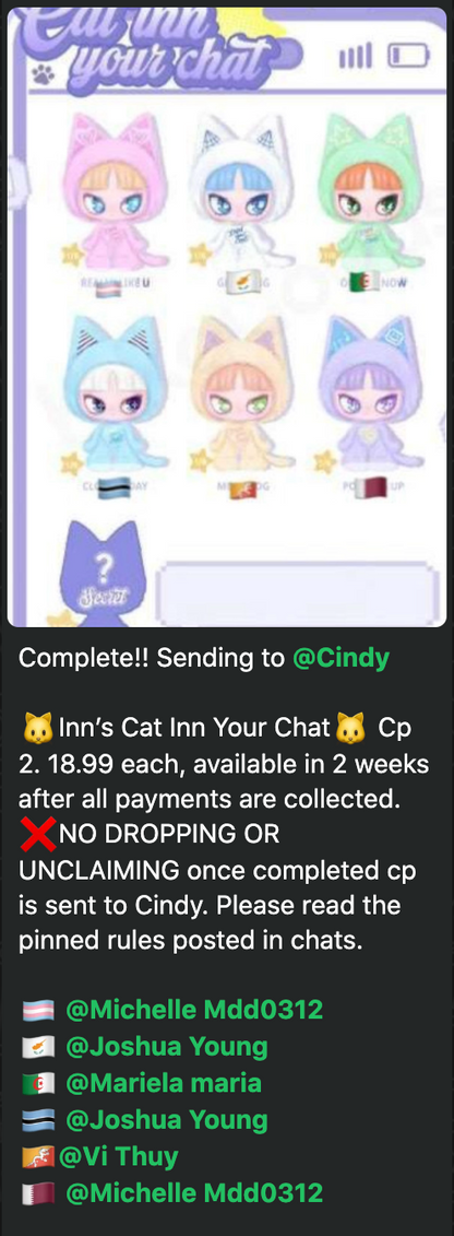 cp 2 Inn’s Cat Inn Your Chat 1027