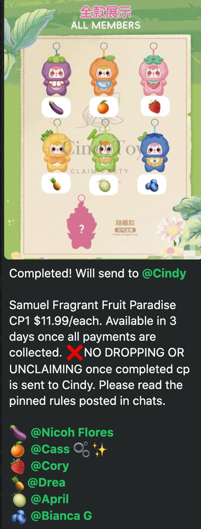 cp 1 Samuel Fragrant Fruit Paradise 1031