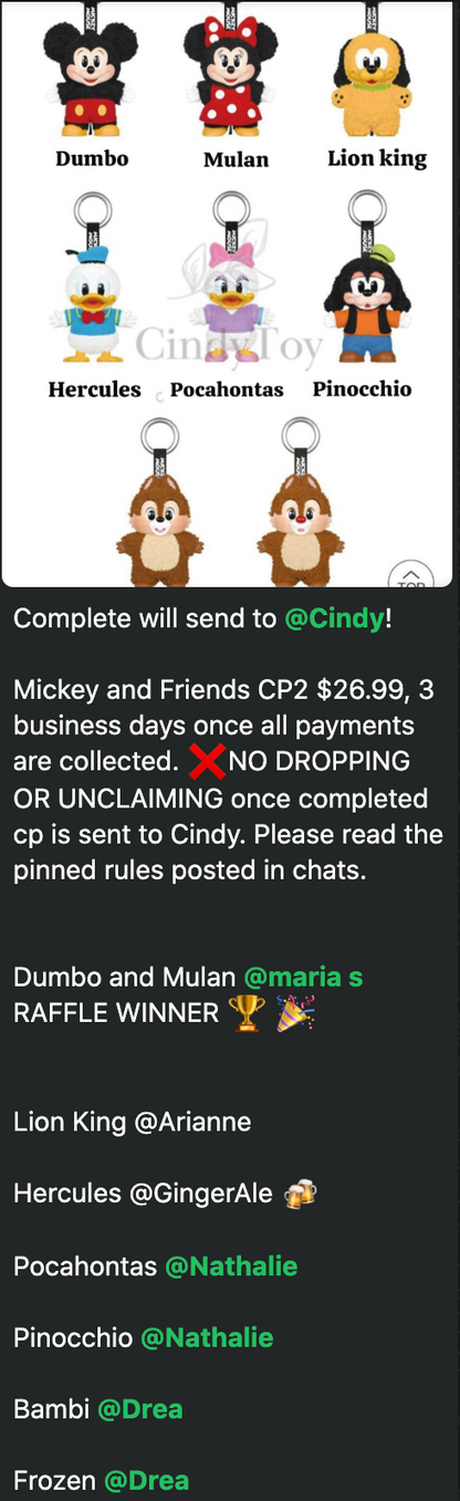 cp 2 Mickey and Friends 1102