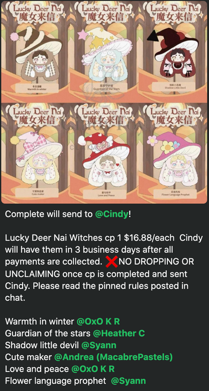 cp 1 Lucky Deer Nai Witches 1102