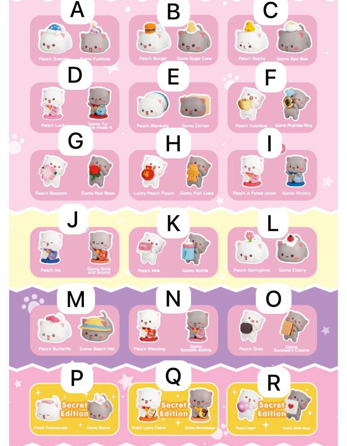 cp 2 Peach cat Sweet Mini universe 0222