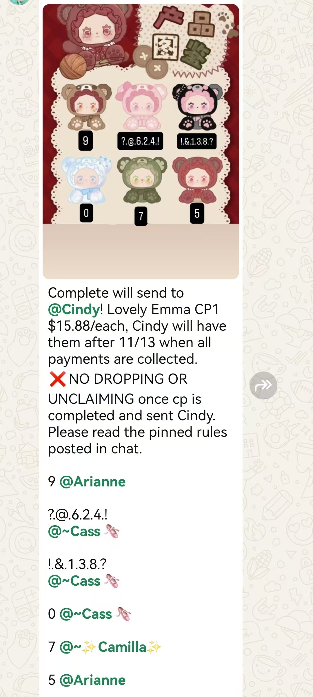 CP1  Lovely Emma  11.11