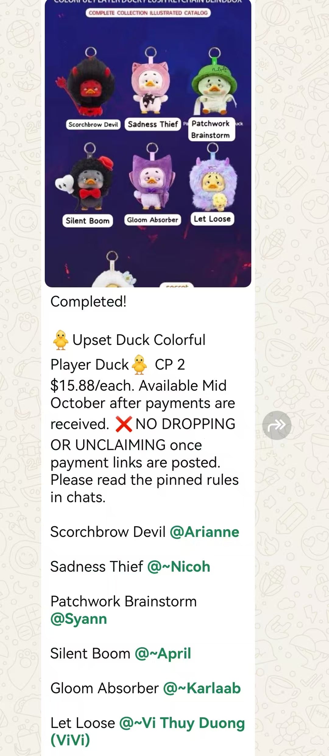 cp2-Upset Duck Colorful Player Duck 10.02