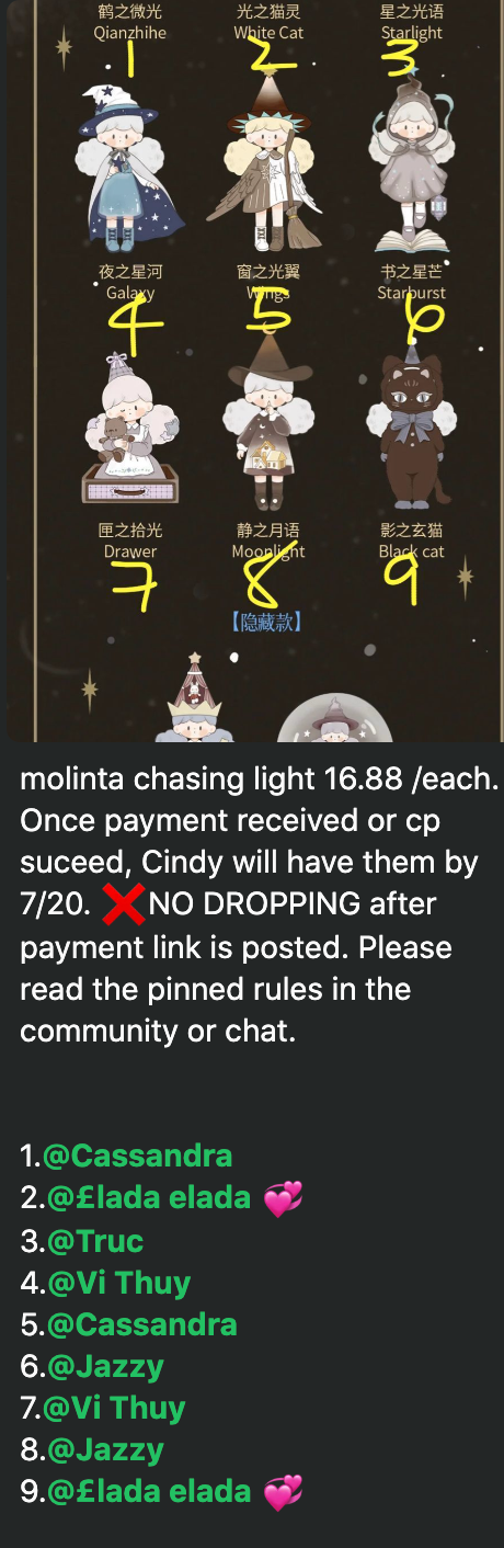 1 cp molinta chasing light 0717