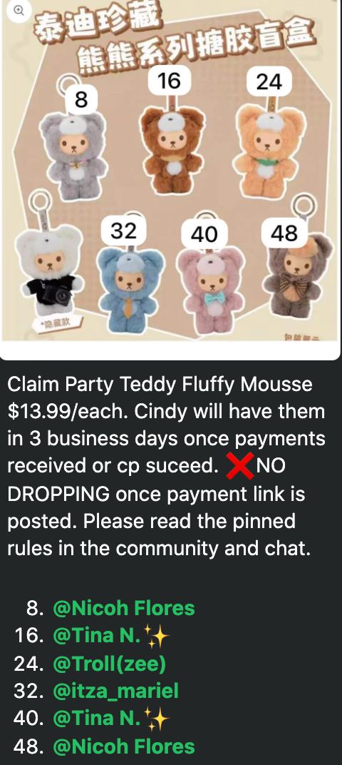 1 cp Teddy Fluffy Mousse 0717
